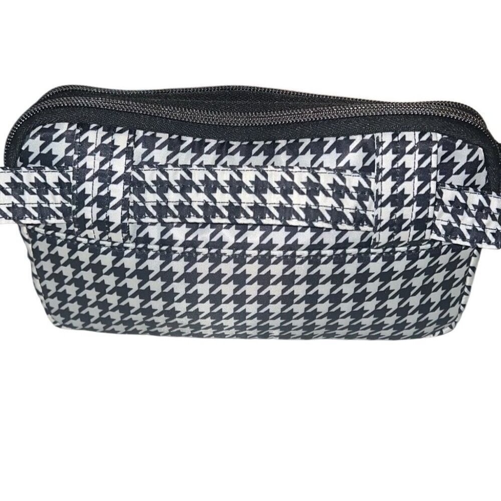 Lug Black and White RFID Convertible Coupe XL Crossbody Belt Bag - Picture 3 of 14